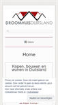 Mobile Screenshot of droomhuisduitsland.com